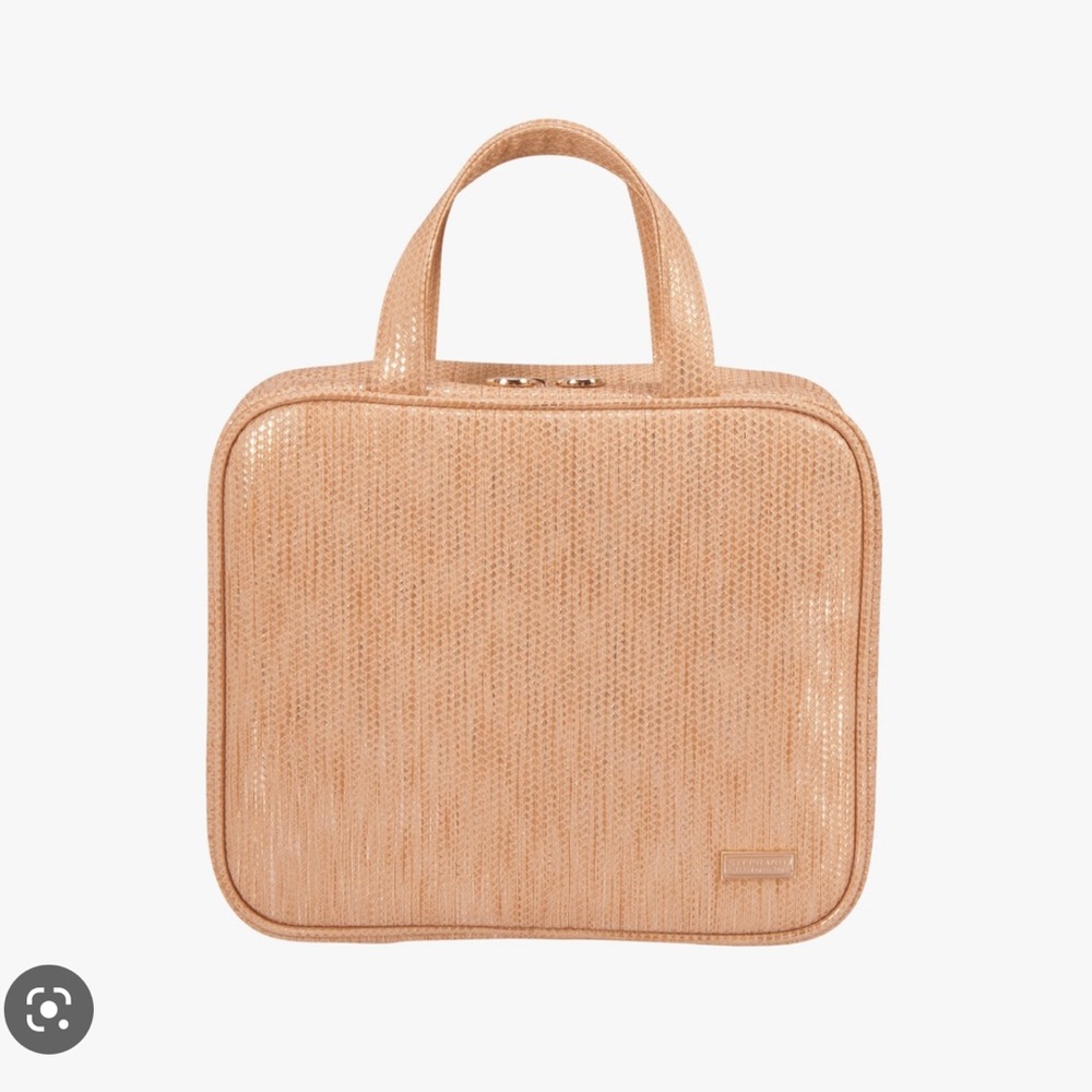NWT Stephanie Johnson Aruba Sand Large Martha Briefcase SOLD OUT Makeup Cosmetic